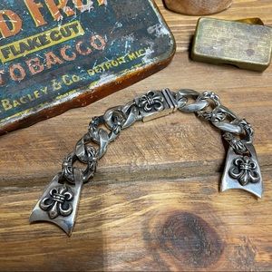 Chrome hearts bs fleur fancy link watch bracelet